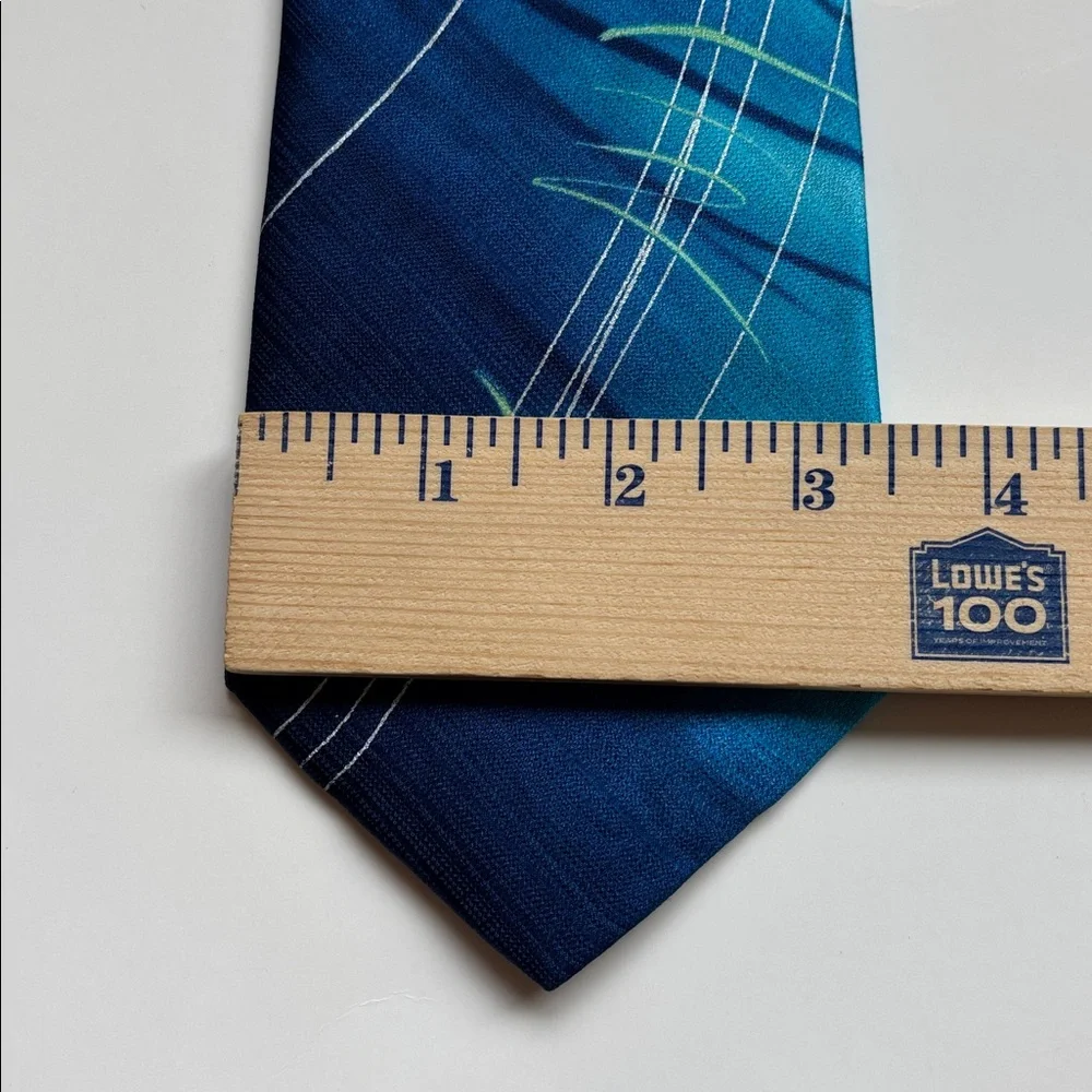 J. Garcia Neck‎ Tie Not Necessarily A Tree Collection 57 Blue Silk Gift Mens